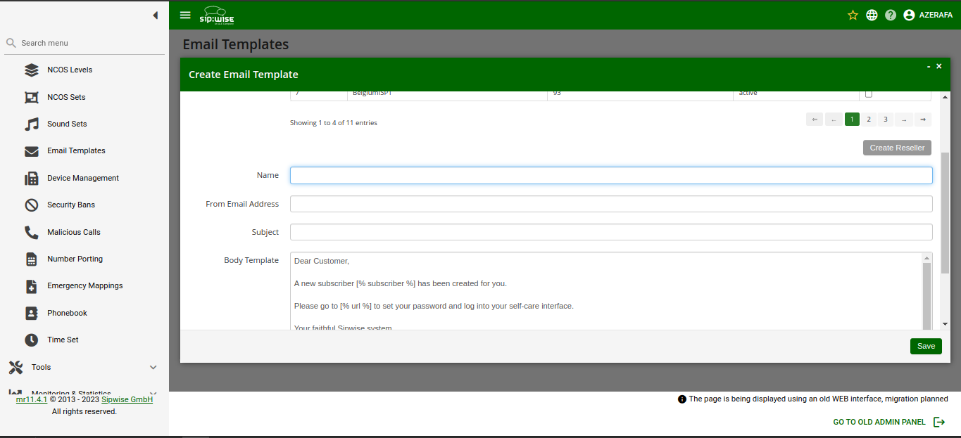 Create Email Templates