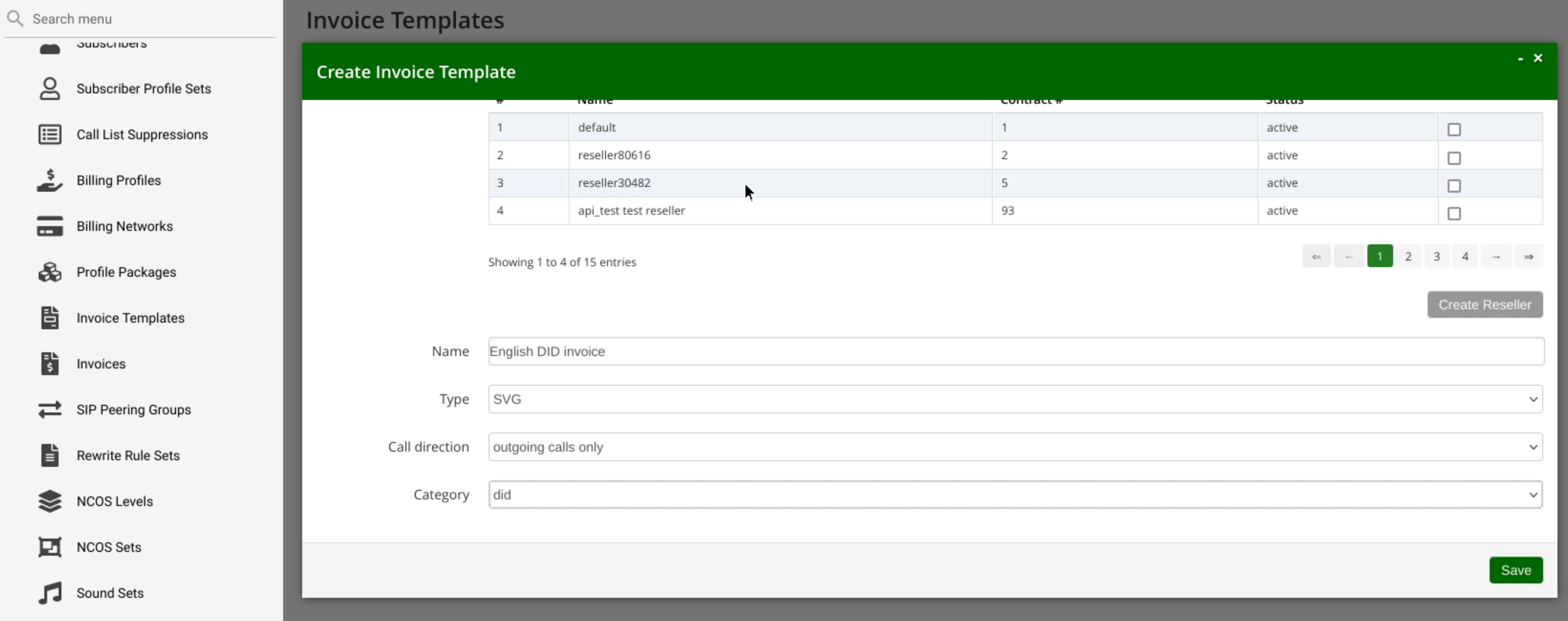 Create Invoice Templates