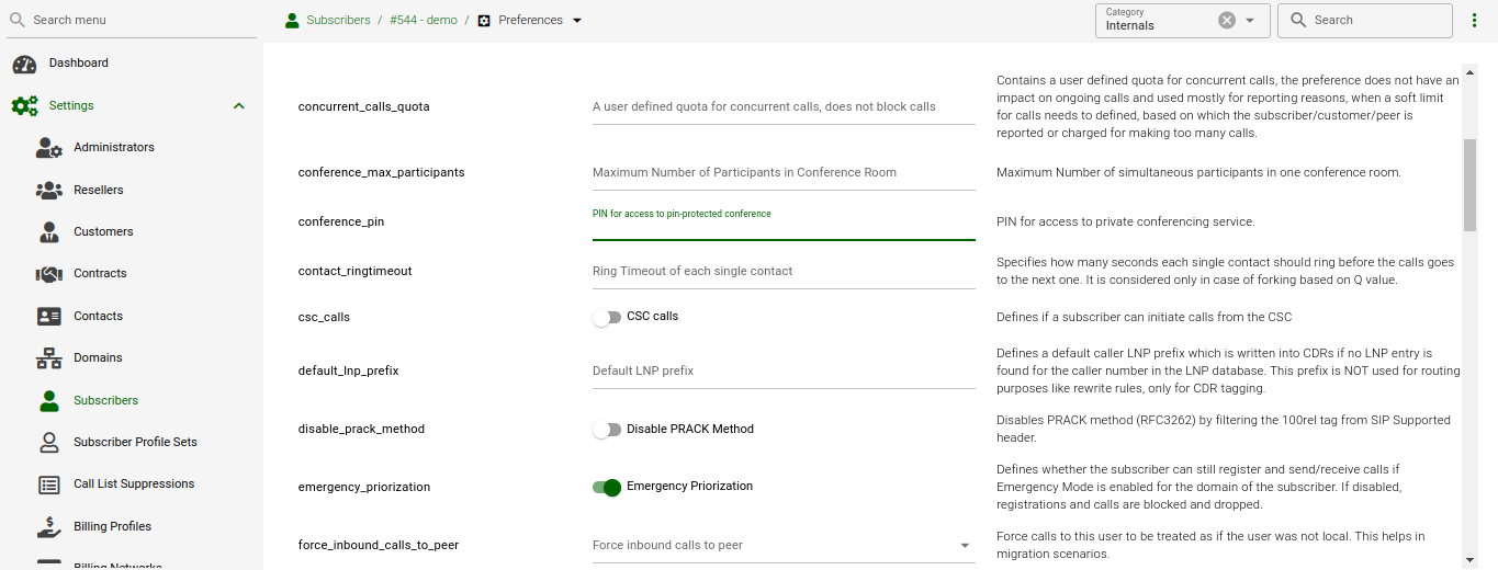 Setting Conference PIN