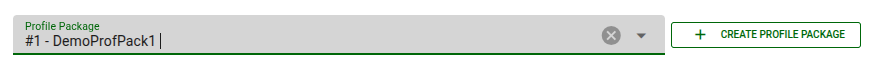 Assigning Profile Package to Customer