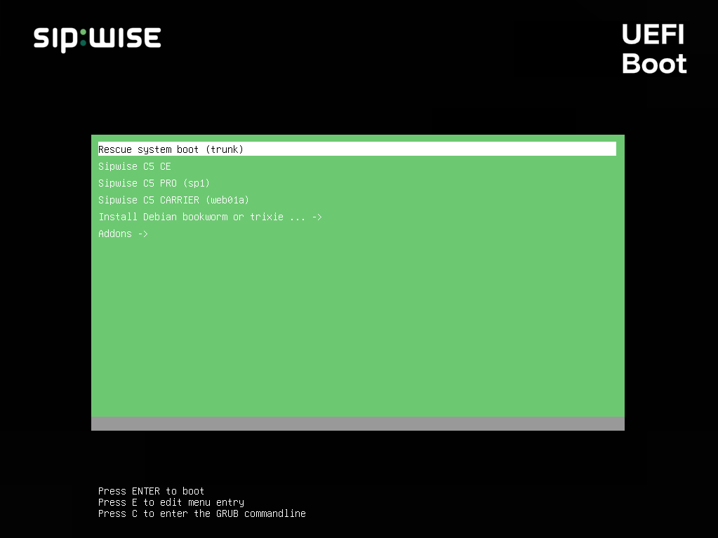 Grml-Sipwise ISO in UEFI mode
