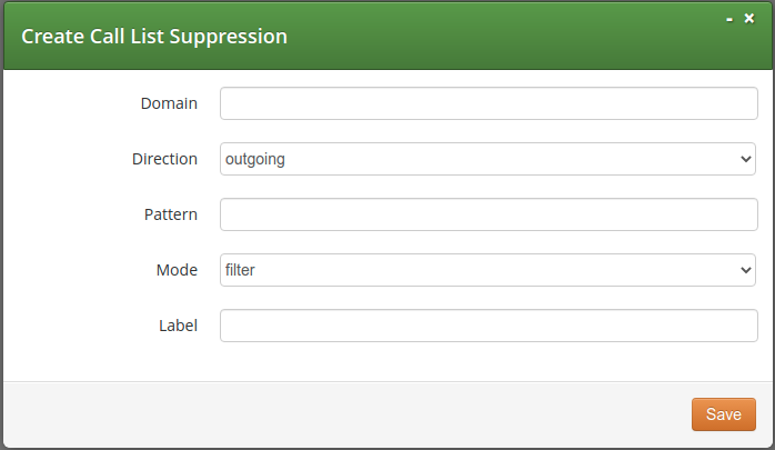 Subscriber Location Mappings: Create Entry