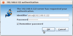 Jitsi Authentication Popup